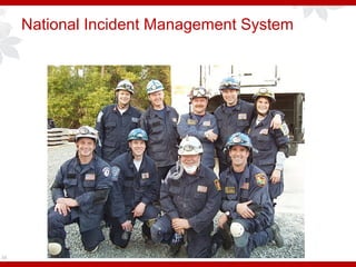 National Incident Management System
34
 