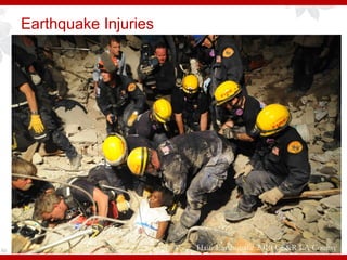 Earthquake Injuries
60 Haiti Earthquake 2010 US&R LA County
 