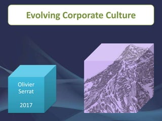 Evolving Corporate Culture
Olivier
Serrat
2017
 