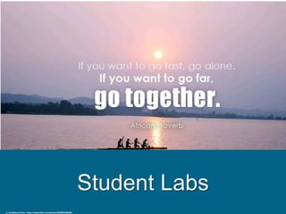 Student Labs
cc: symphony of love - https://www.flickr.com/photos/85608594@N00
 