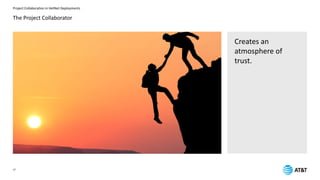 Project Collaboration in HetNet Deployments
17
The Project Collaborator
Creates an
atmosphere of
trust.
 