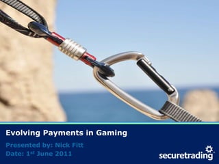 Evolving Payments in Gaming Presented by: Nick Fitt Date: 1st June 2011 