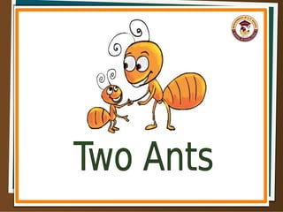 Evolving text 1 (two ants)