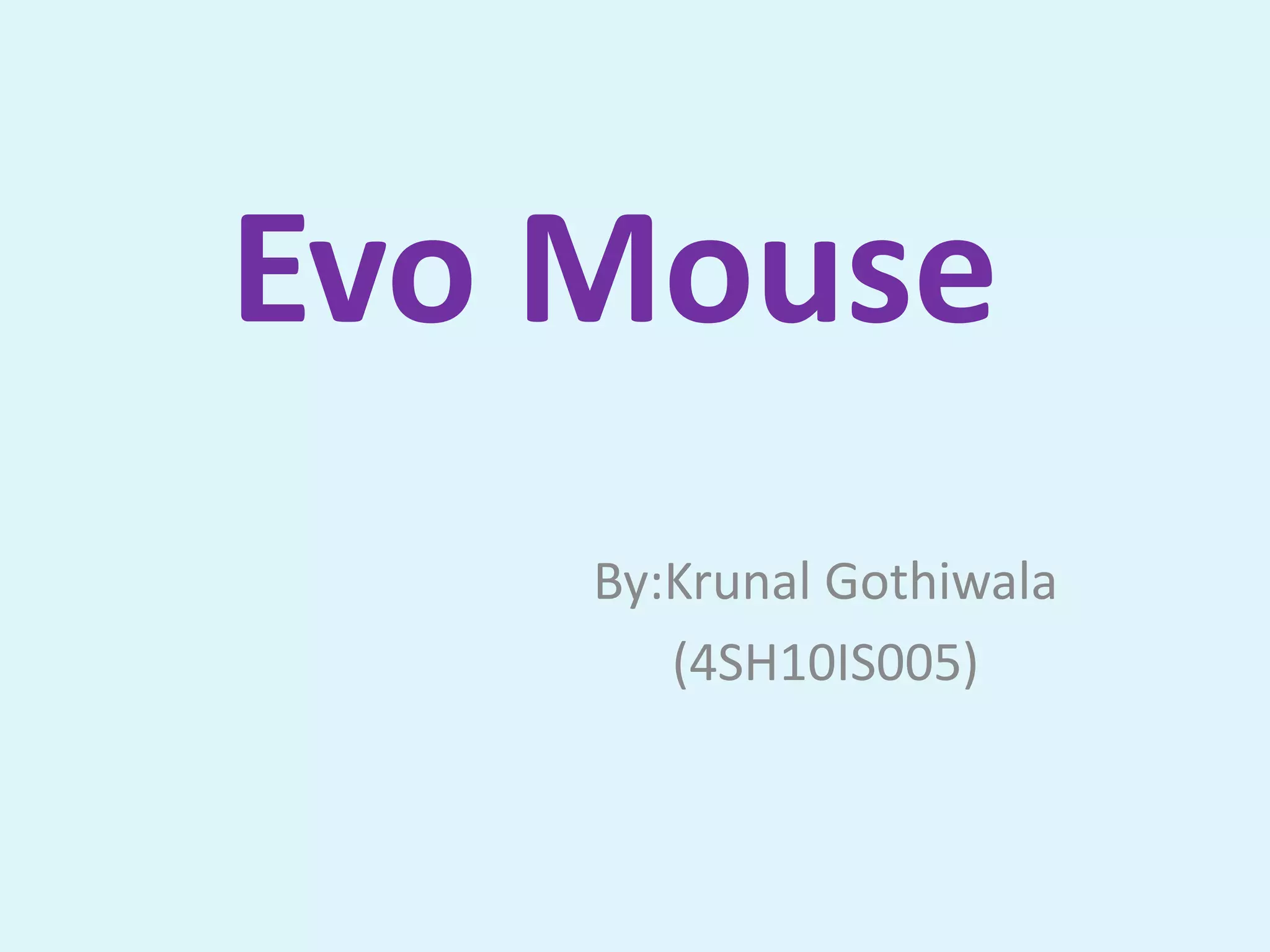 EvoMouse | PPTX
