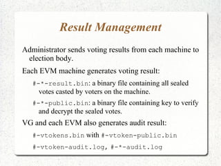 cannot be used to reset ballot box. 