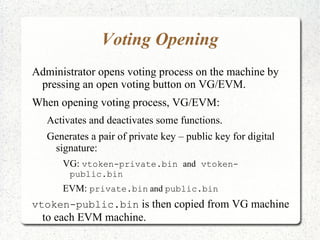 e-Voting Machine application (EVM).  √ 