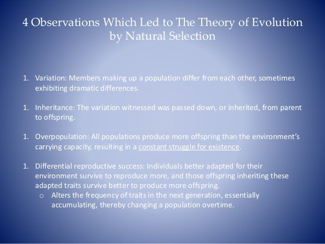 Differential Reproductive Success Natural Selection Differential Reproductive Success Natural Selection