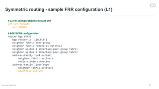 Frr Routing Router Bgp Vrf Example Operationalizing EVPN in the Data Center: Part 2 | PDF