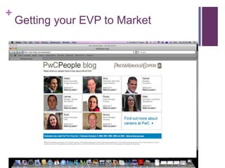 Getting your EVP to Market