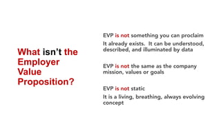 An EVP for Everyone: How to Build Yours Jennifer Boulanger, Talent ...