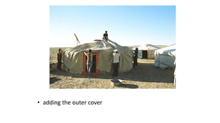 • adding the outer cover
 