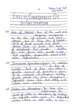 EVS | Hand written Notes | B com sem 4th | by Ritish bedi #RVIRGO | PDF