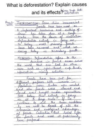 EVS | Hand written Notes | B com sem 4th | by Ritish bedi #RVIRGO