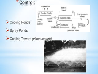*
Cooling Ponds
Spray Ponds
Cooling Towers (video lecture)
 