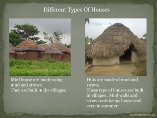 Environmental Science (EVS) : Houses and Clothing (Class II) | PDF