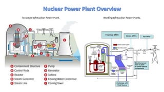Structure Of Nuclear Power Plant. Working Of Nuclear Power Plants.
 