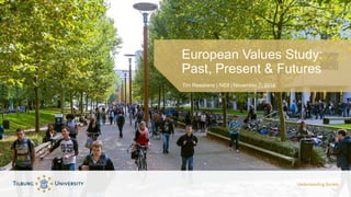 Tim Reeskens | NIDI | November 7, 2018
European Values Study:
Past, Present & Futures
 