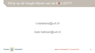 European Values Study at Night University 2017 Slide 21