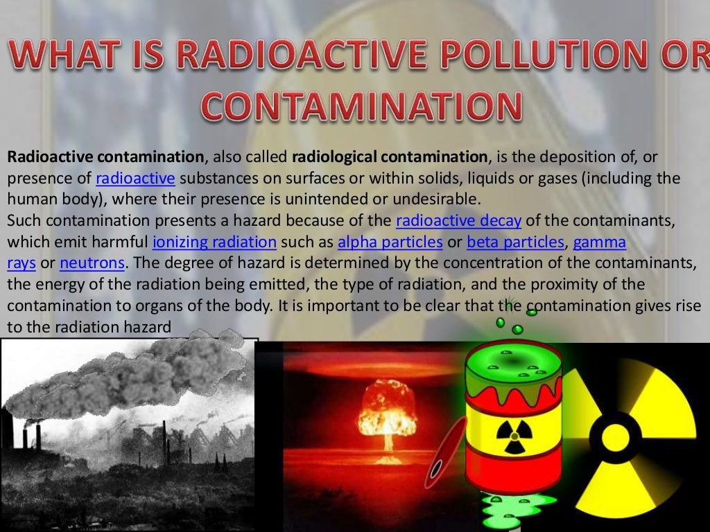 radioactive pollution case study pdf