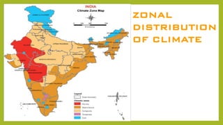 ZONAL
DISTRIBUTION
OF CLIMATE
 
