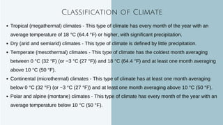 Complex Global Climate System