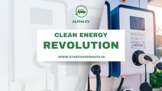 EV Electric Vehicle Startup Pitch Deck- StartupSprouts.in