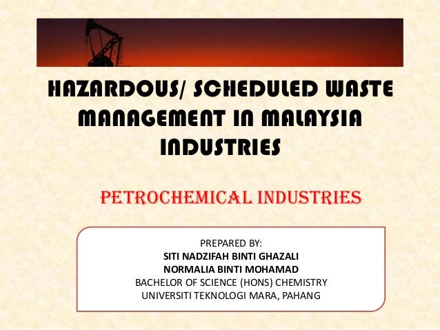 petrochemical industry