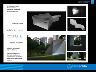 CBC / 13 Departamento 
Proyectual 
 