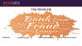 THE PROBLEM
Hacktivist Cyber Criminals Malware/Ransomware State Sponsored Attacks
 
