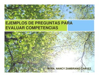 Evaluar por Competencias