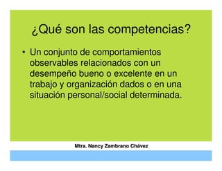 Evaluar por Competencias