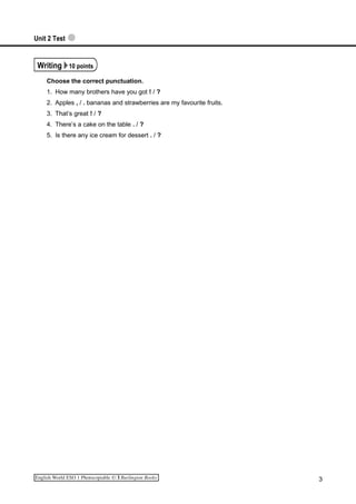Unit 2 - Test 1 | DOC