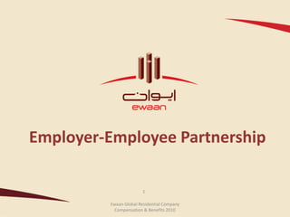 Employer-Employee Partnership

                       1

         Ewaan Global Residential Company
           Compensation & Benefits 2010
 