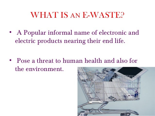 cause and effect essay about e waste