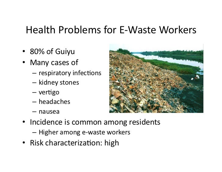 E waste disposal in china presentation