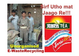 Unorganised
E-WasteRecycling
 