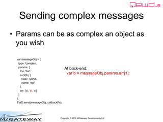 EWD 3 Training Course Part 9: Complex QEWD Messages and Responses