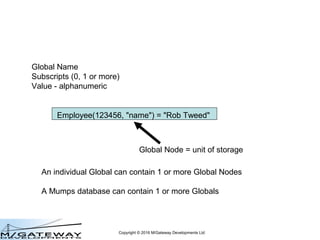 EWD 3 Training Course Part 17: Introduction to Global Storage Databases