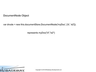 EWD 3 Training Course Part 20: The DocumentNode Object