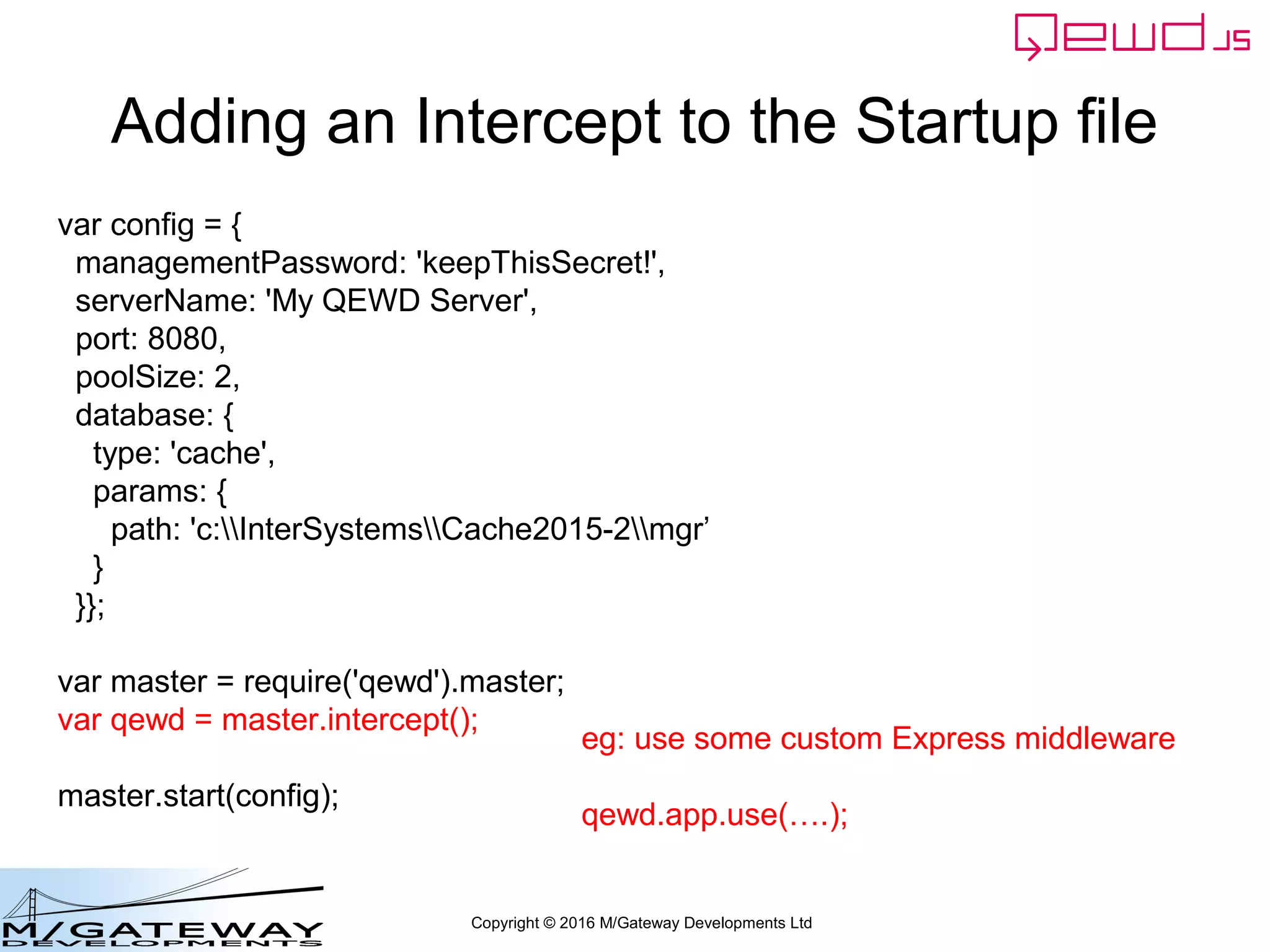 Copyright © 2016 M/Gateway Developments Ltd
Put the token in the Authorization Header & Try Again
 