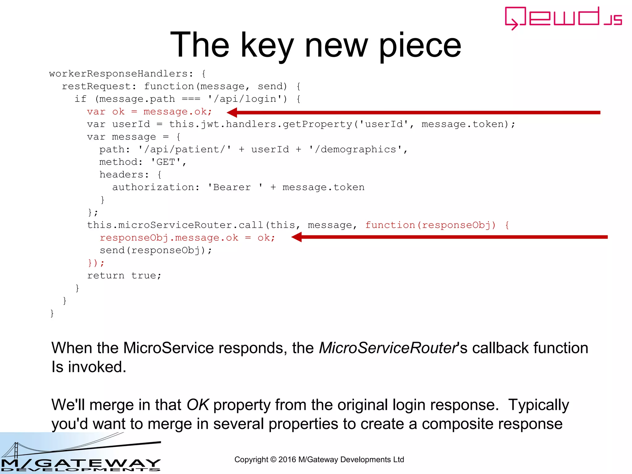 EWD 3 Training Course Part 45: Using QEWD's Advanced MicroService Functionality