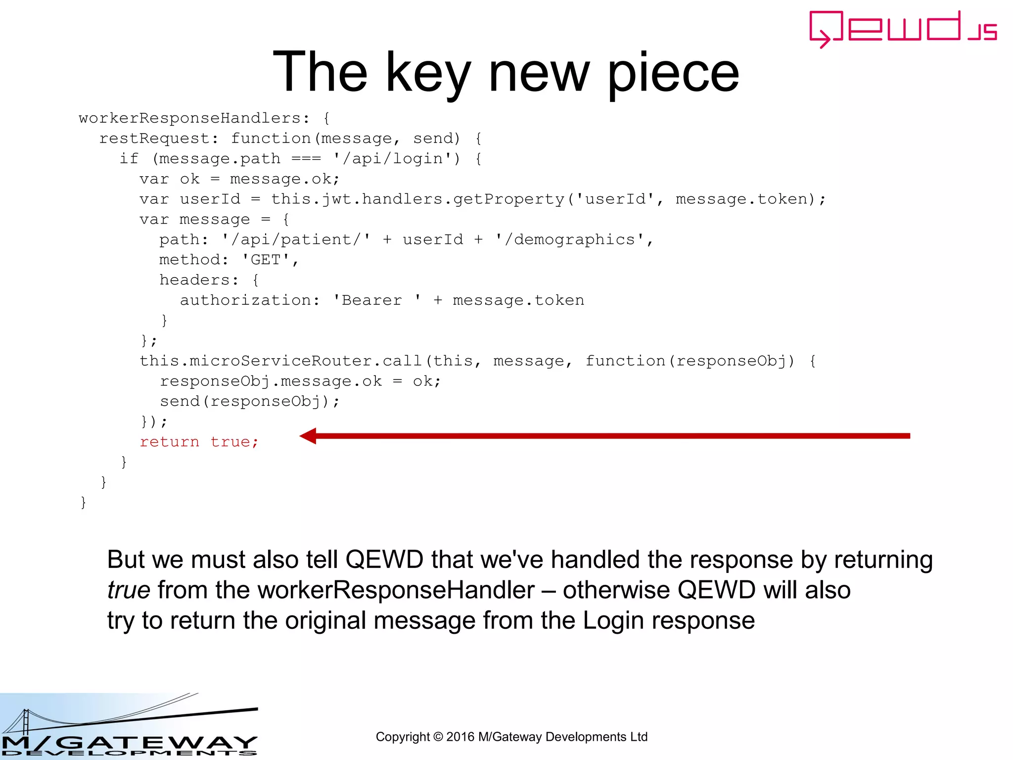 EWD 3 Training Course Part 45: Using QEWD's Advanced MicroService Functionality