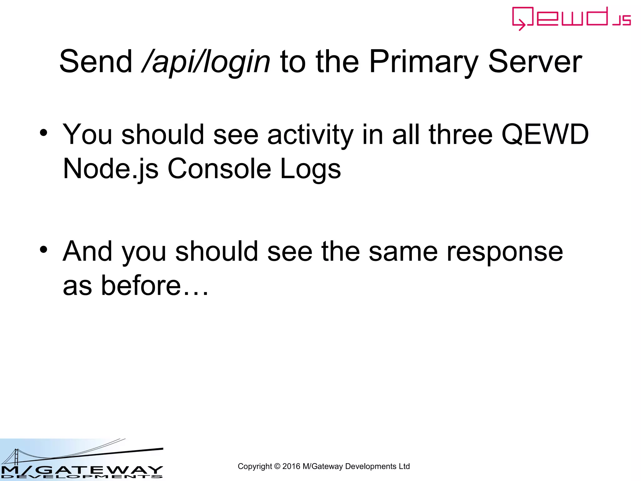 EWD 3 Training Course Part 45: Using QEWD's Advanced MicroService Functionality