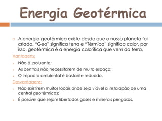 Recursos  Energéticos  Renováveis