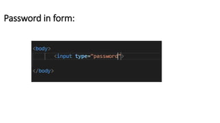Password in form:
 