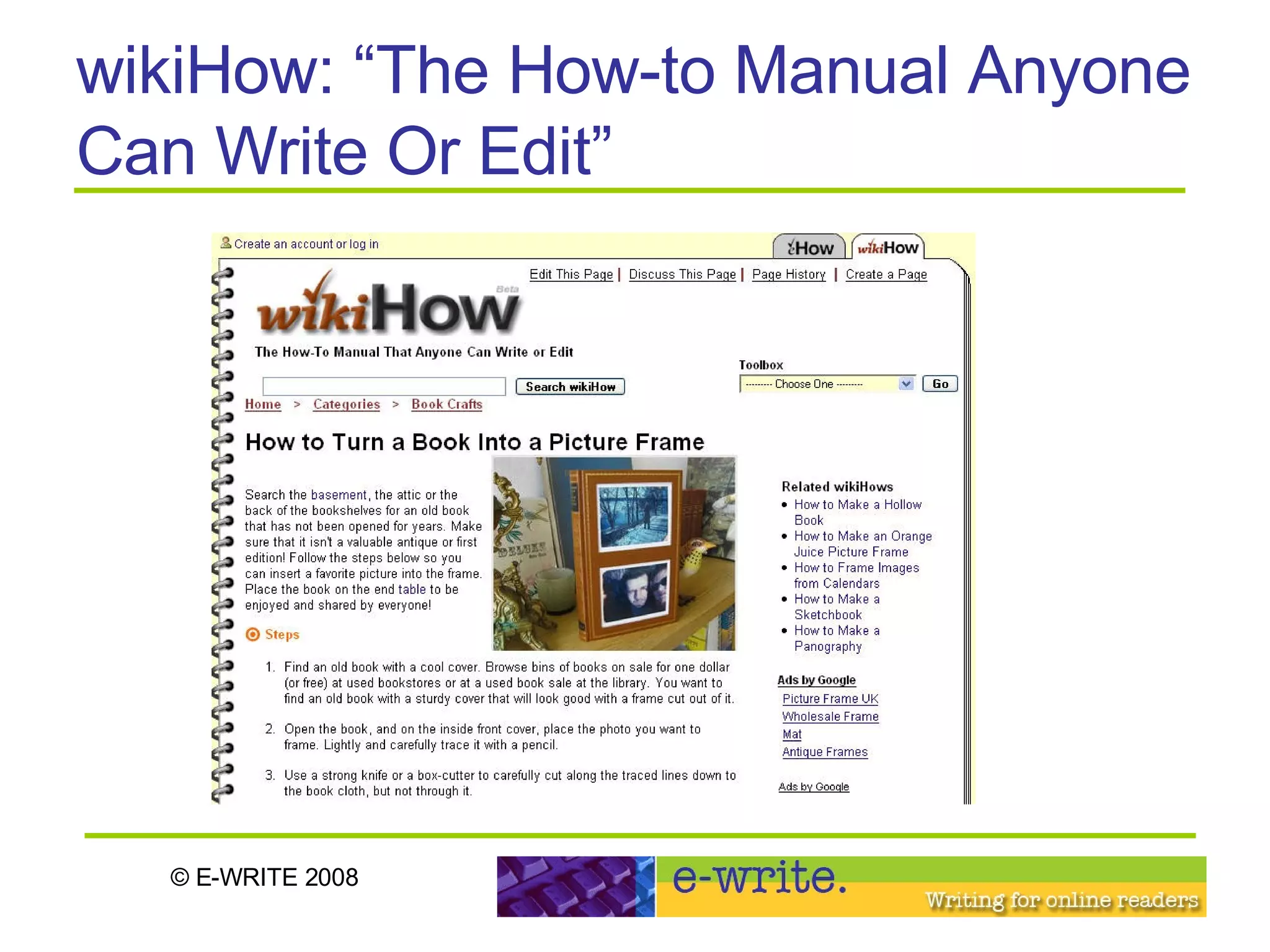 wikiHow: “The How-to Manual Anyone Can Write Or Edit”   