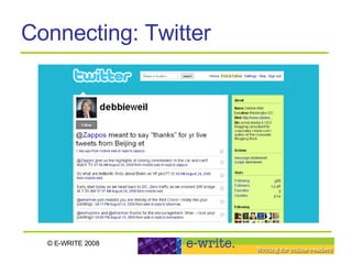 Connecting: Twitter 