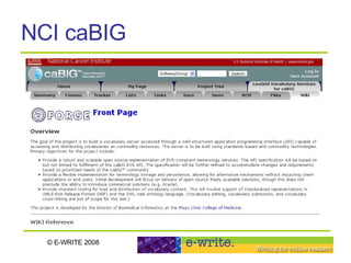 NCI caBIG 