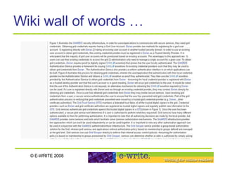 Wiki wall of words … 