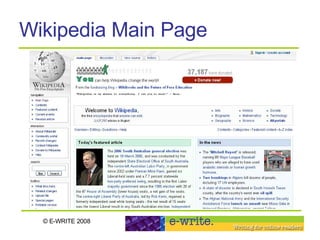 Wikipedia Main Page  